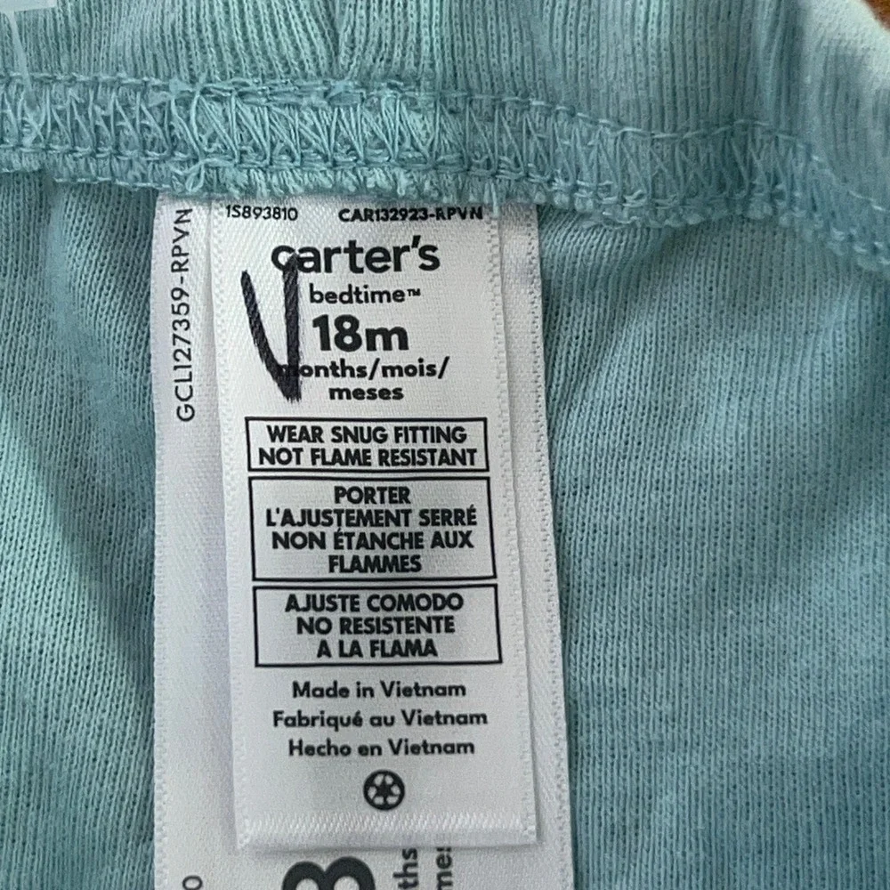 Carters Numu Baby 18M Multicolor Patterned Pajama Pants Leggings Lot of 3 New